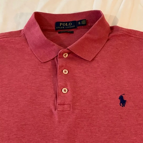 Polo Ralph Lauren Salmon Polo Shirt Sz 